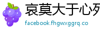 哀莫大于心死网